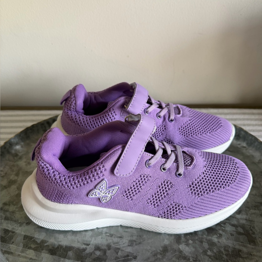 Women's Light Purple and White No Tie Shoe Size 38 aka 8 #B1169
